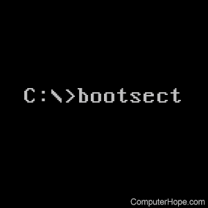 bootsect command
