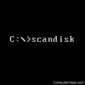 ScanDisk command