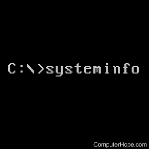 systeminfo command