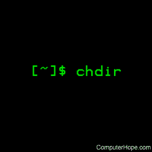chdir command