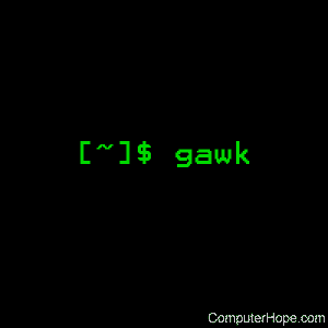 gawk command