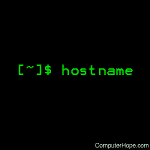 hostname command