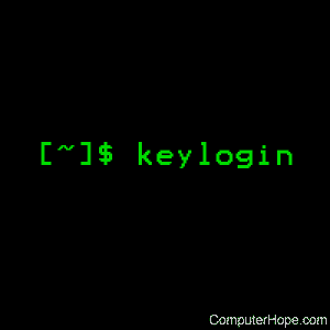 keylogin command in Linux.