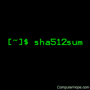 sha512sum command