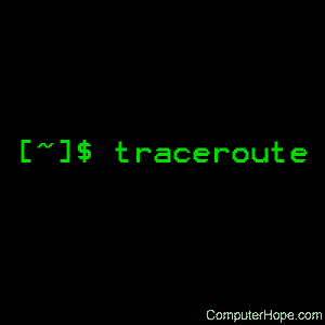 traceroute command