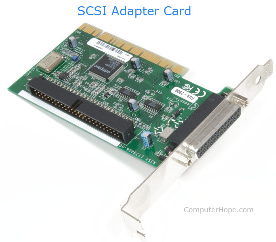 SCSI adapter card