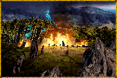 Lands of Lore: Guardians of Destiny forest fire