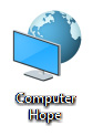 Changed icon for Computer Hope folder.