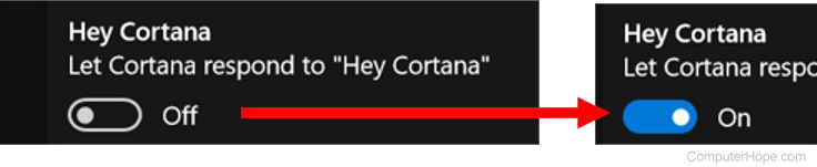 Cortana - Turn on voice activation