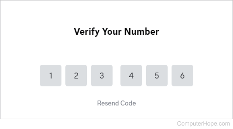 Verification pin for Discord.