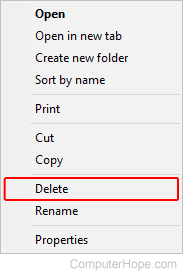 Menu that allows users to create new favorites folder in Internet Explorer.