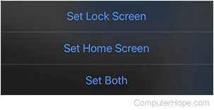 iPhone lock home or both