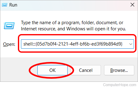 Windows 11 Run box command to open Notification Area Icons window.