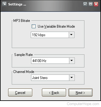 converter, settings 2