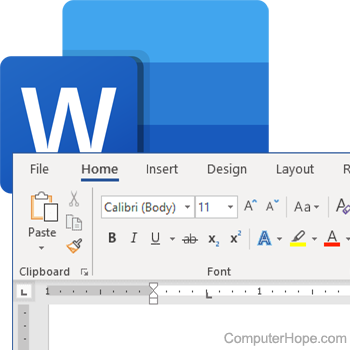 Microsoft Word indents and tabs shown on the ruler