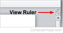 Microsoft Word 2010 ruler