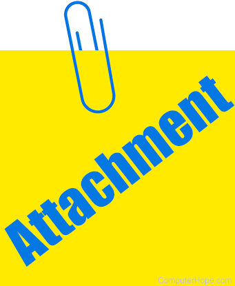 E-mail attachment