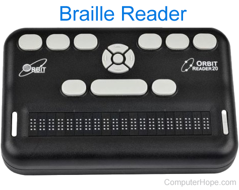 Orbit Reader 20 Braille Reader