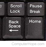 Pause Break keyboard key