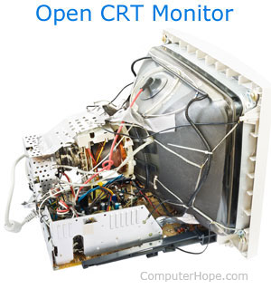 Computer monitor CRT