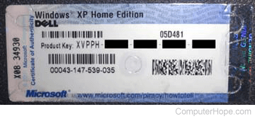 Microsoft Windows XP Product Key