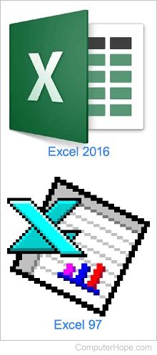 Excel 2016 and 97
