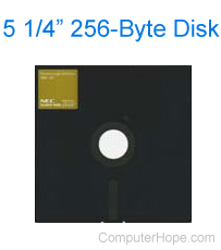 5 1/4" 256 Bytes disk