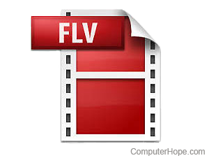 Flash video file icon.