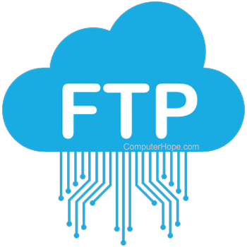 Cloud representing FTP.