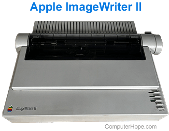 ImageWriter II dot matrix printer