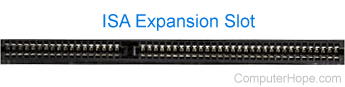 Computer ISA expansion slot