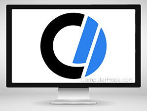 Computer monitor with Computer Hope logo.