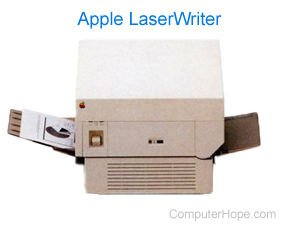 Apple LaserWriter laser printer