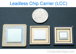 leadless chip carriers