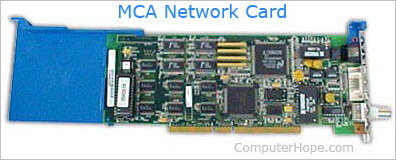 MCA or Micro Channel Architecture network card
