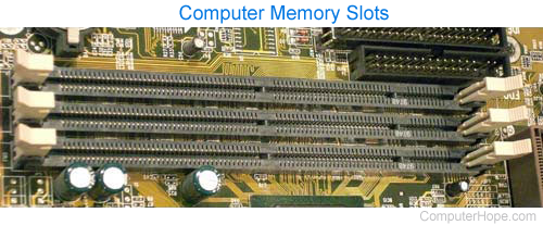 Computer memory slots