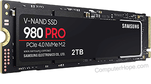 Samsung SSD with NVMe technology