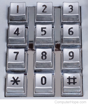 12 key keypad