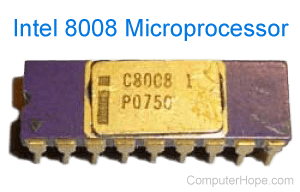 Intel 8008 microprocessor