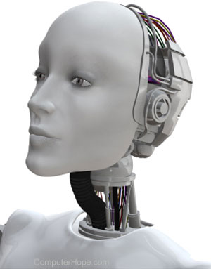 Robot modeled after a human