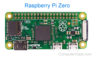 Photo: The Raspberry Pi Zero SoC.