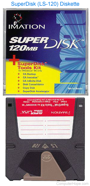 Imation 120 MB SuperDisk diskette