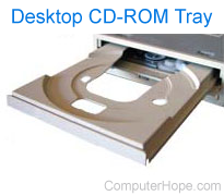 CD-ROM tray