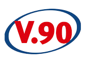 V.90 standard logo