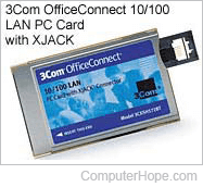 3Com network card with XJACK connector