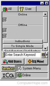 ICQ interface