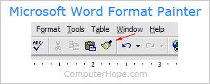 Microsoft Word Format Painter