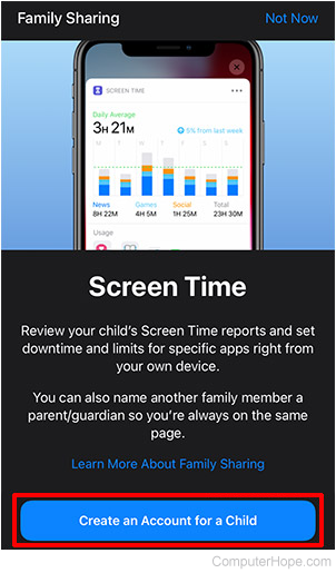 Family screen time