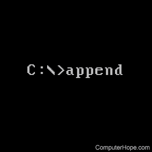 append command