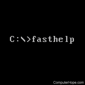 fasthelp command